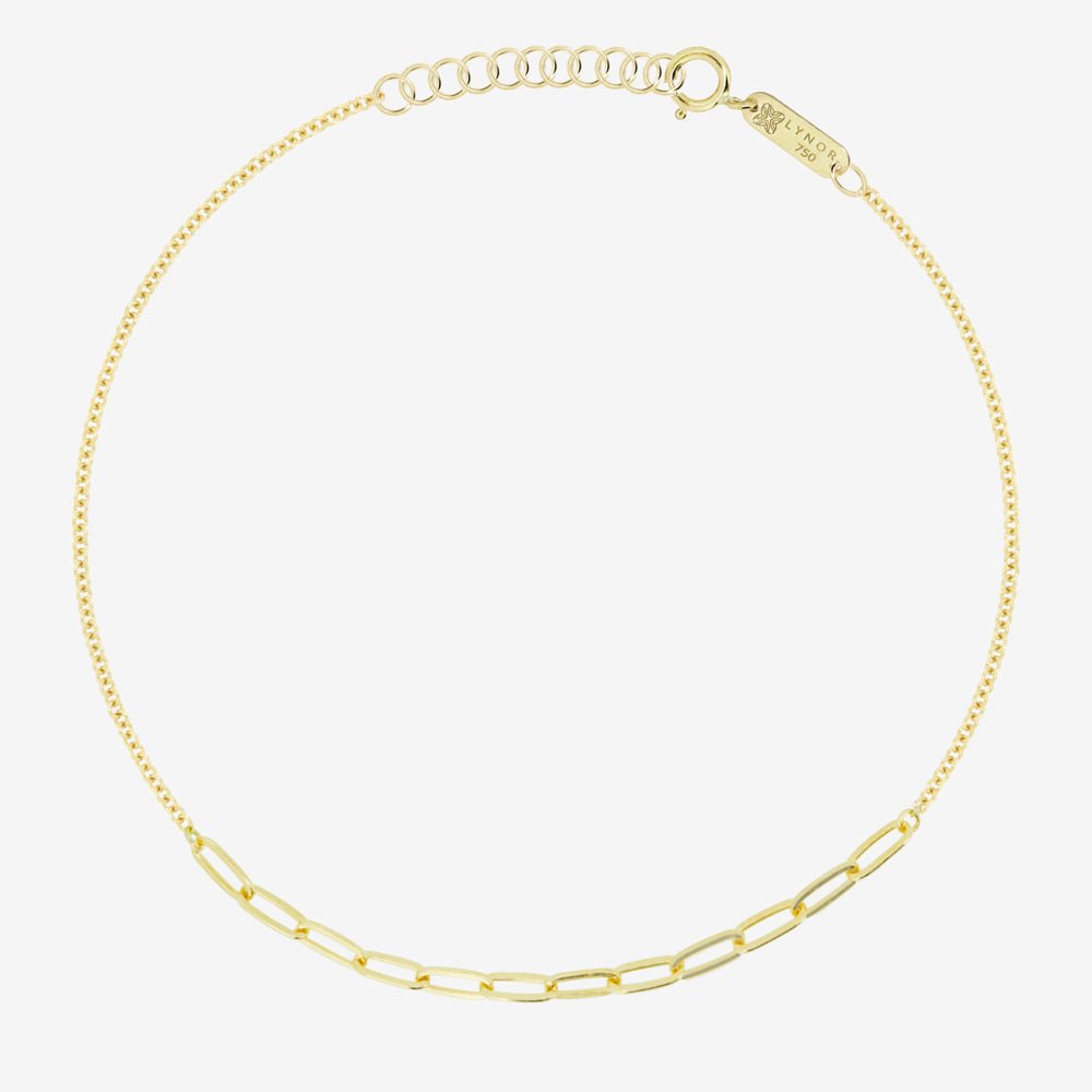 Short Links Bracelet - 18k Gold - Ly