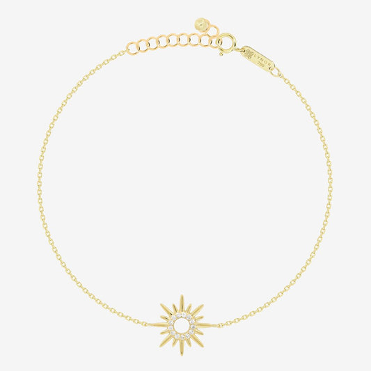 Sol Bracelet in Diamond - 18k Gold - Ly