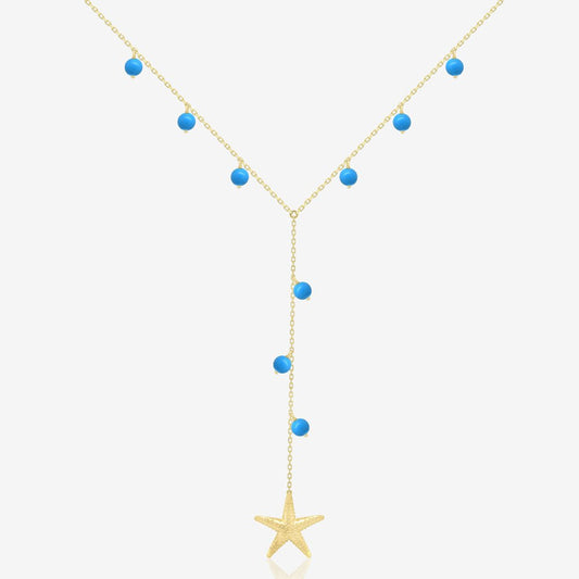 Stella Lariat Necklace - 18k Gold - Ly