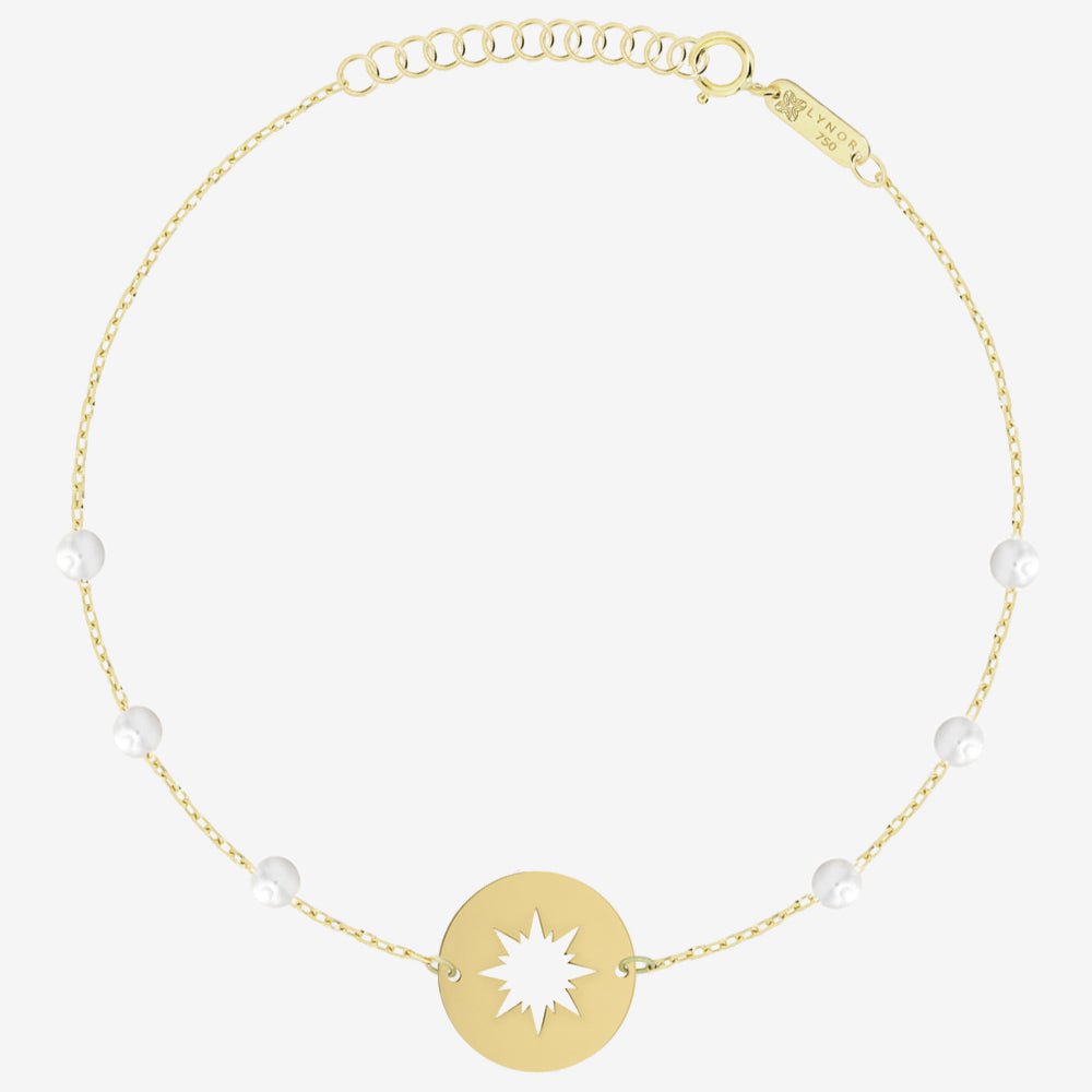 Sunshine Bracelet in Freshwater Pearl - 18k Gold - Ly