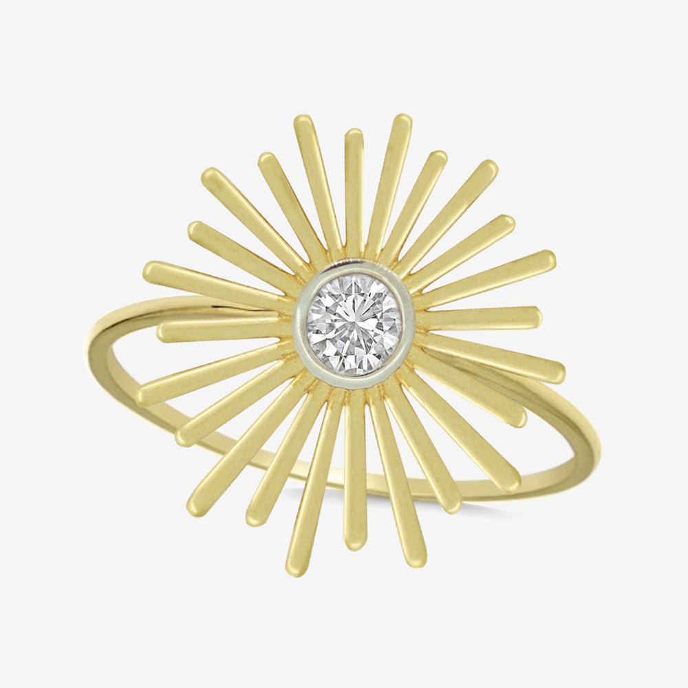Sunshine Diamond Ring - 18k Gold - Ly