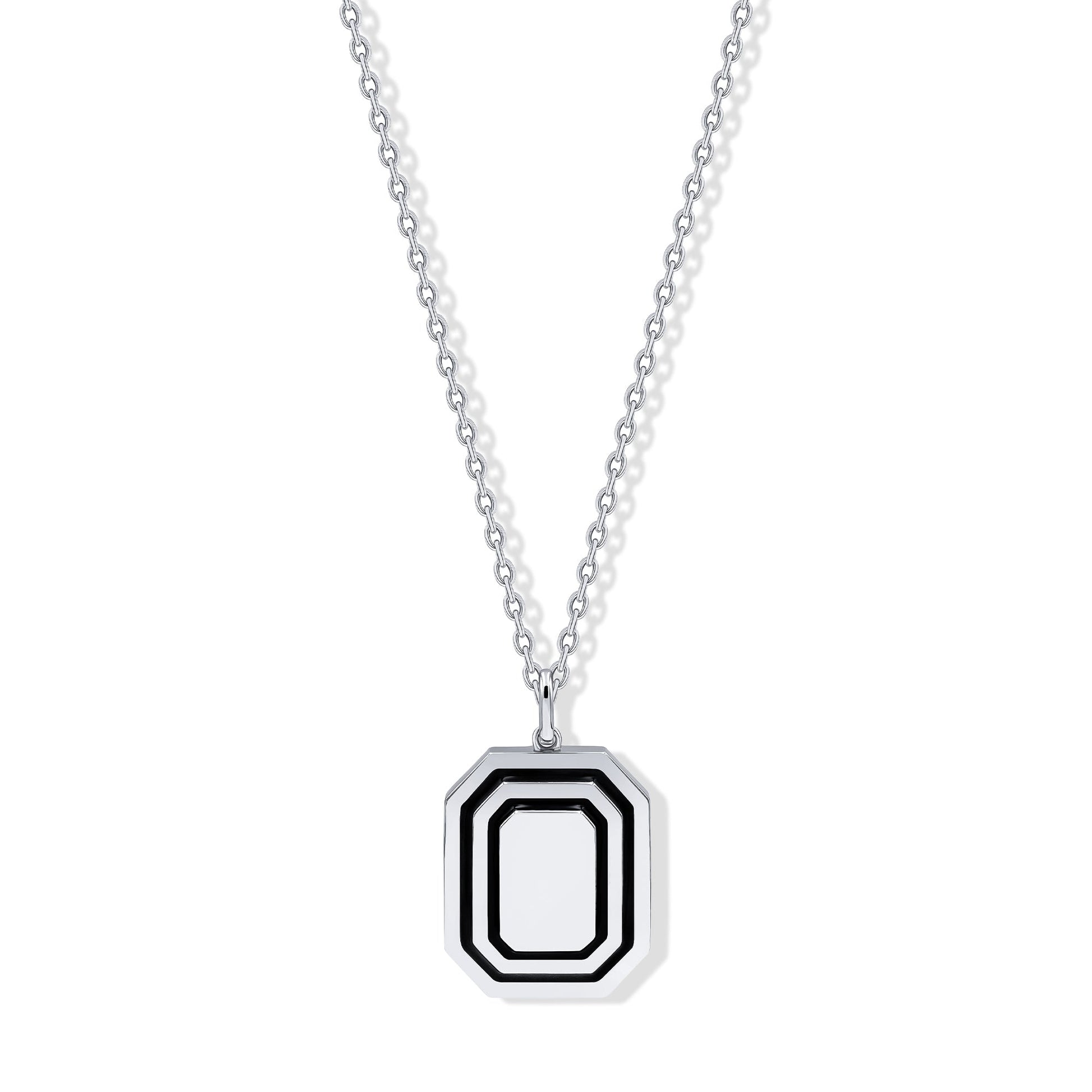 Ted Necklace - Platinum - for Him - 18k Gold - Lynor
