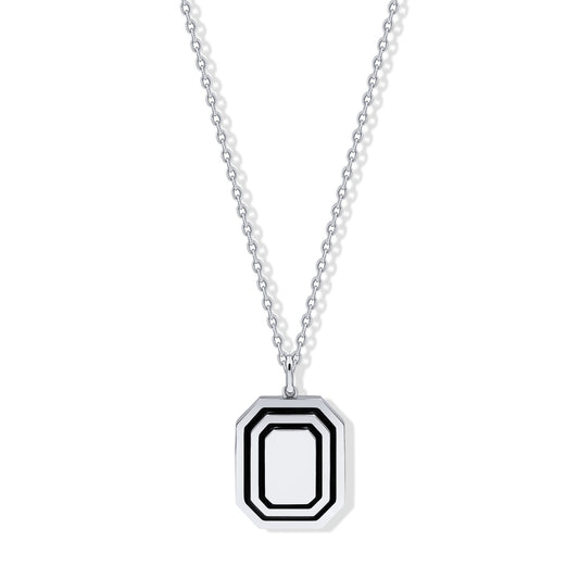 Ted Necklace - Platinum - for Him - 18k Gold - Lynor