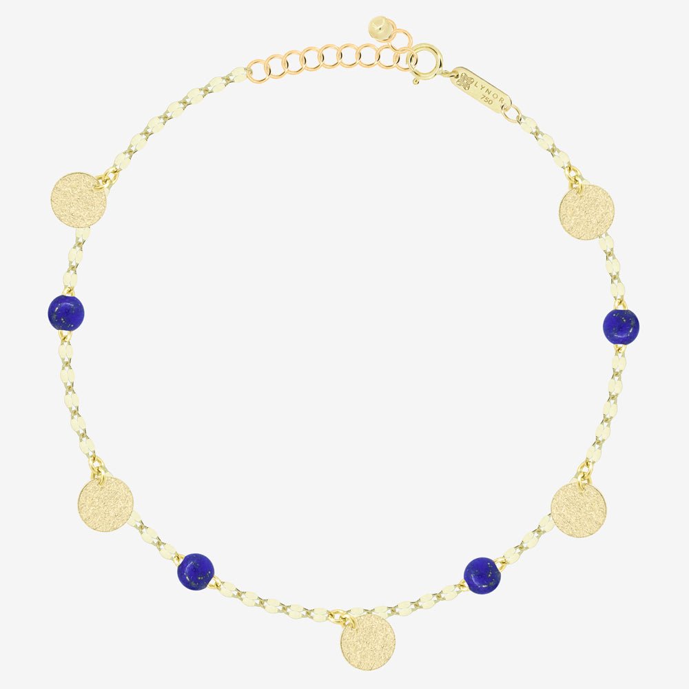 Zola Bracelet in Lapis Lazuli - 18k Gold - Ly